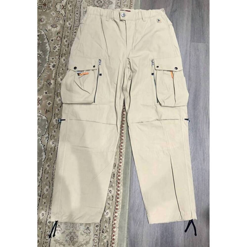 NEW PARAJUMPERS men's baste cargo pants in beige